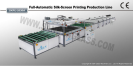 Automatic Silk Screen Printing Machine For Glass Printing Line